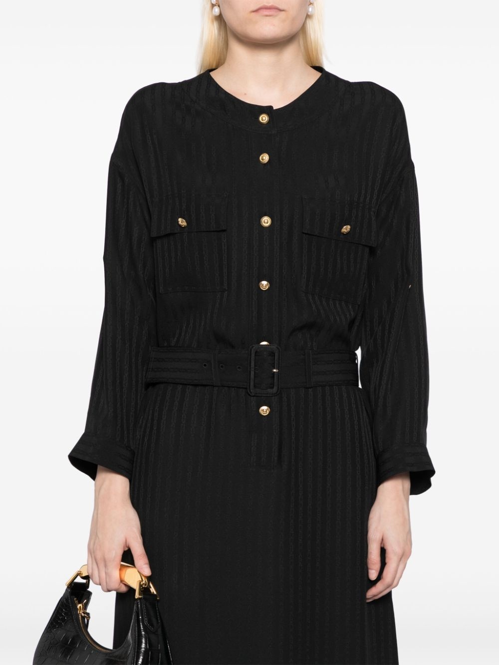 all-over graphic print dress - 5