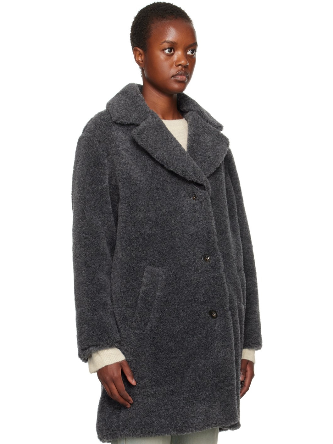 Gray Nicolette Coat - 2