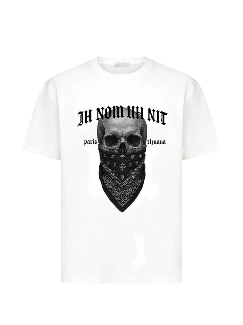 Skull 20 print cotton T-shirt 1