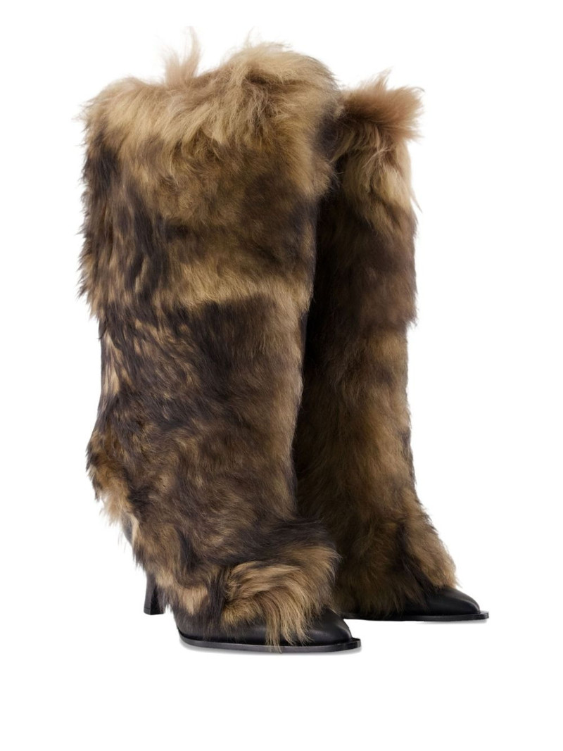 UGG x Ambush fur heeled boots outlook