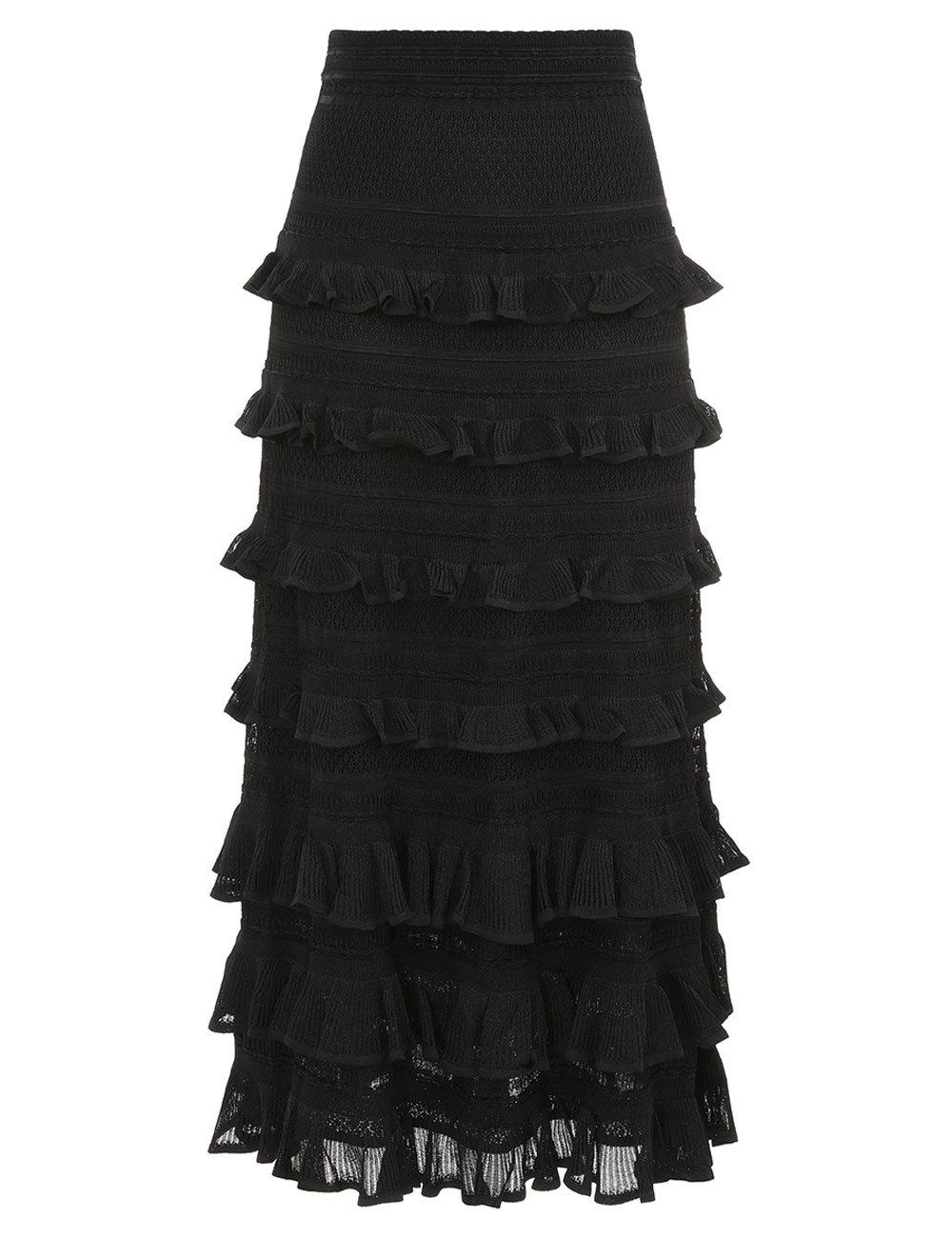 ILLUSTRATION FRILLED SKIRT - 1