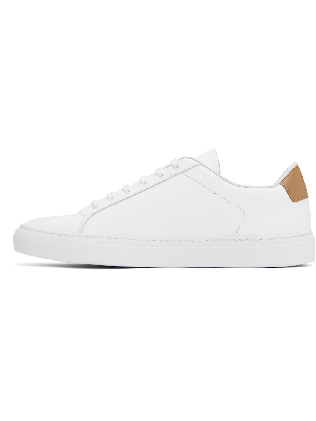 White Retro Classic Sneakers - 3