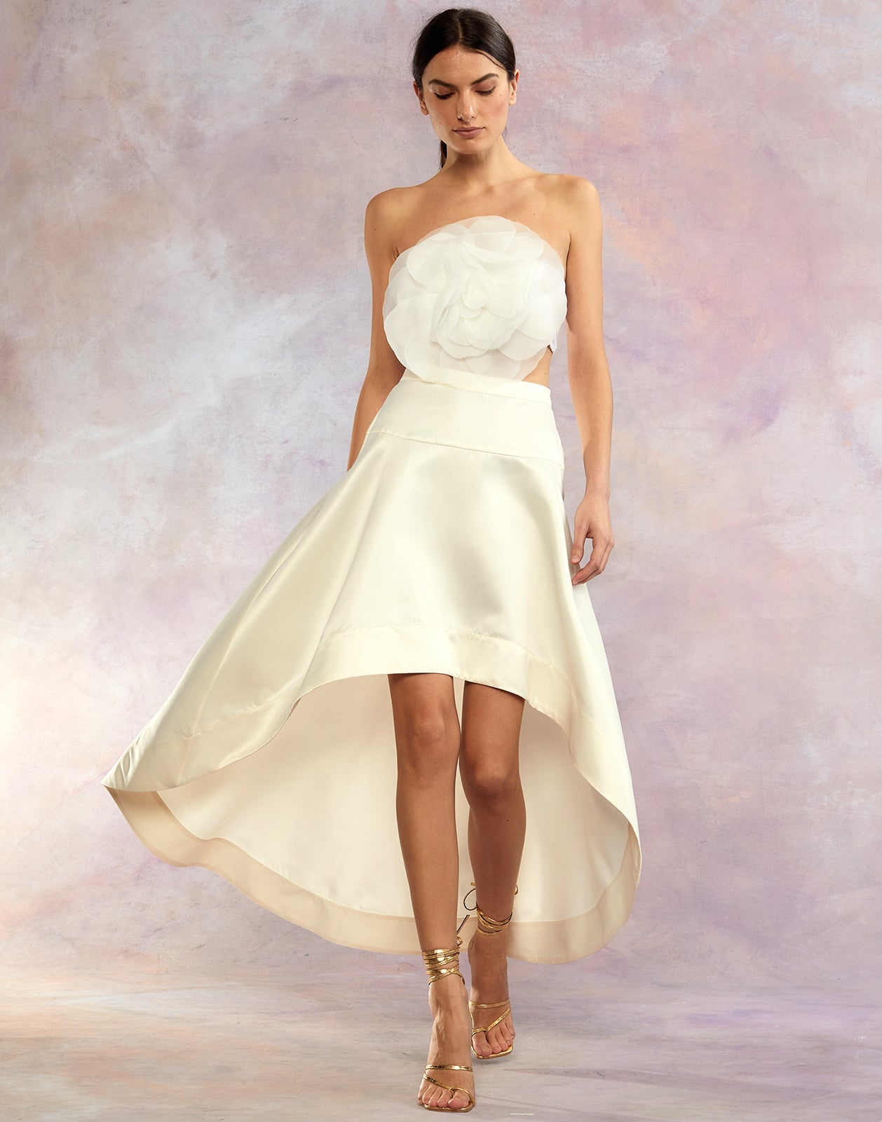 Livia Satin Skirt - 3