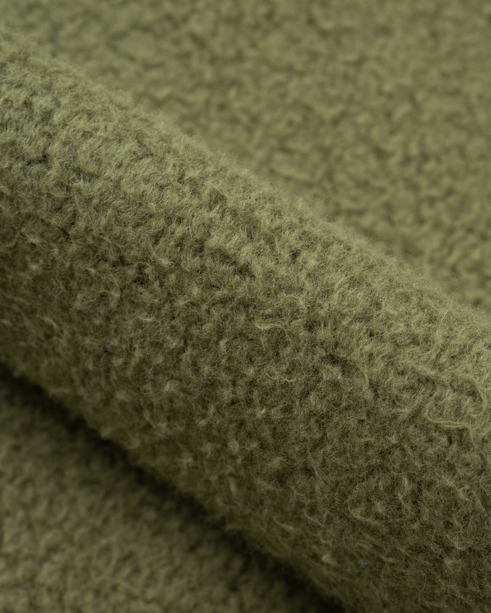 IHSW-49-OLV 14oz Ultra Heavyweight Loopwheel Cotton Hoodie - Olive - 9