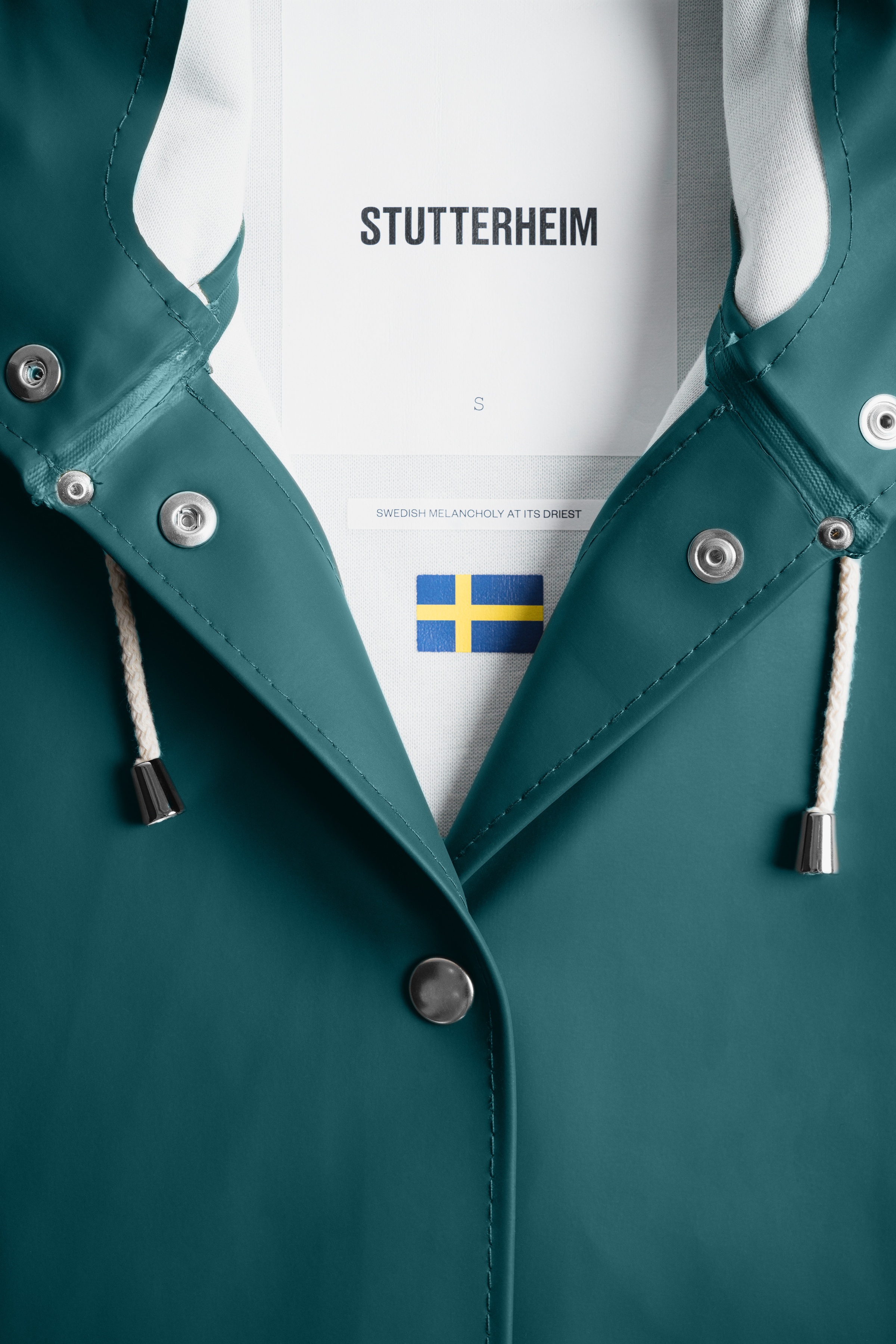 Mosebacke Raincoat Petrol blue - 3