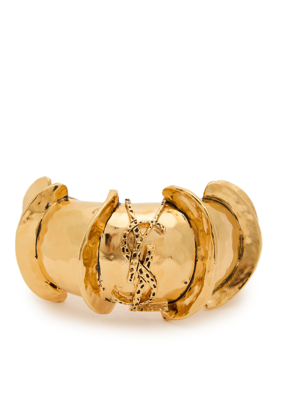 Saint Laurent Sculpted Logo Cuff - 1