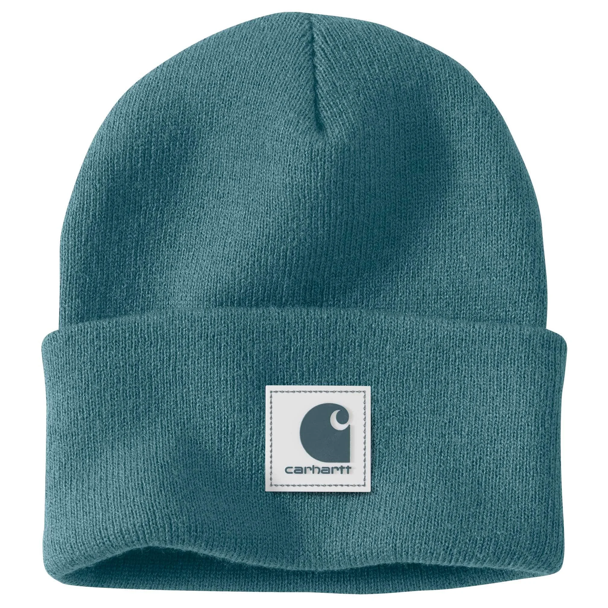 Knit Rubber Patch Beanie - 1