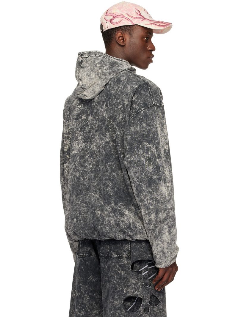 Diesel Black S-Mar-Peeloval Hoodie outlook