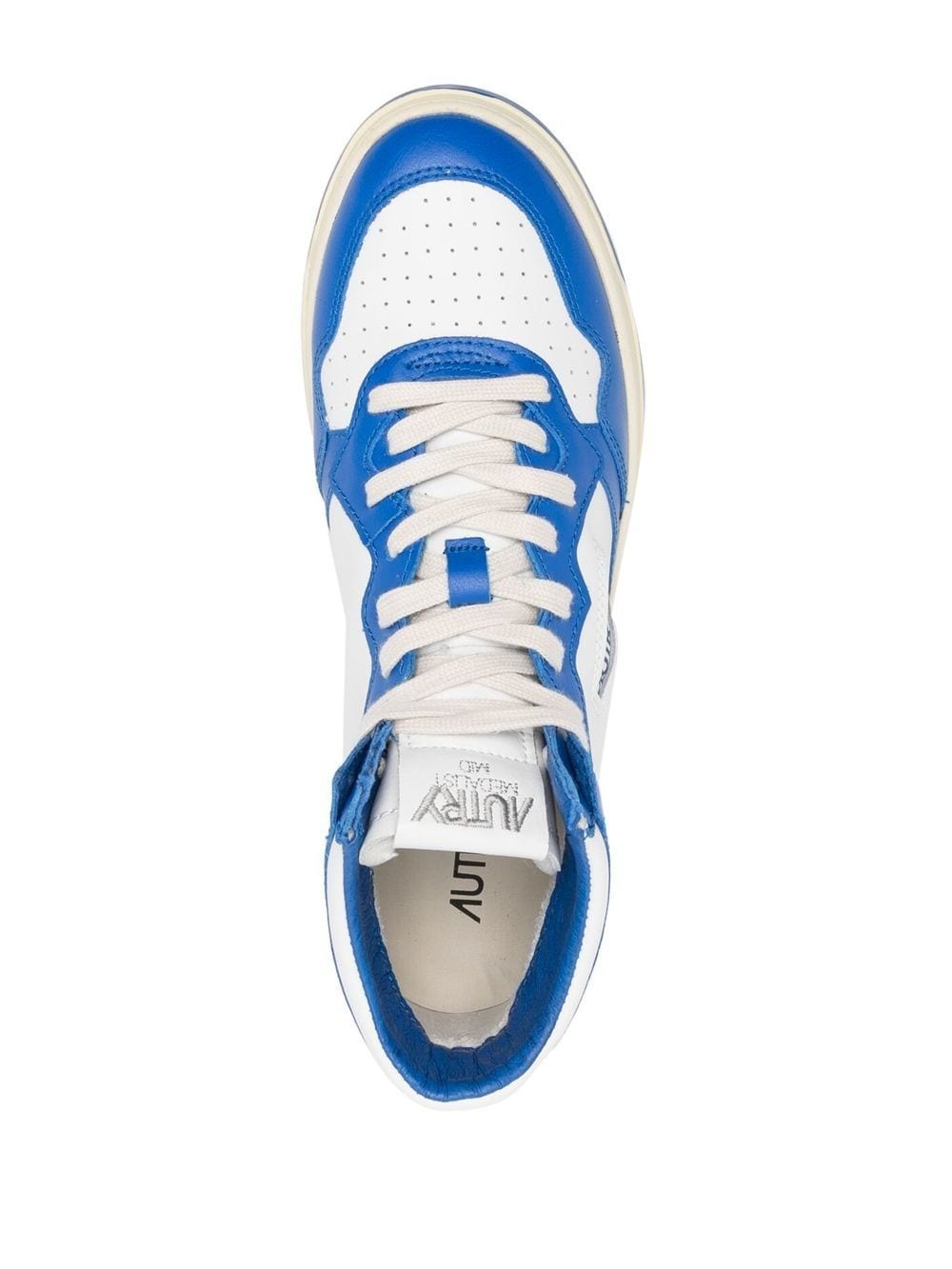 contrast-panelled hi-top sneakers - 4