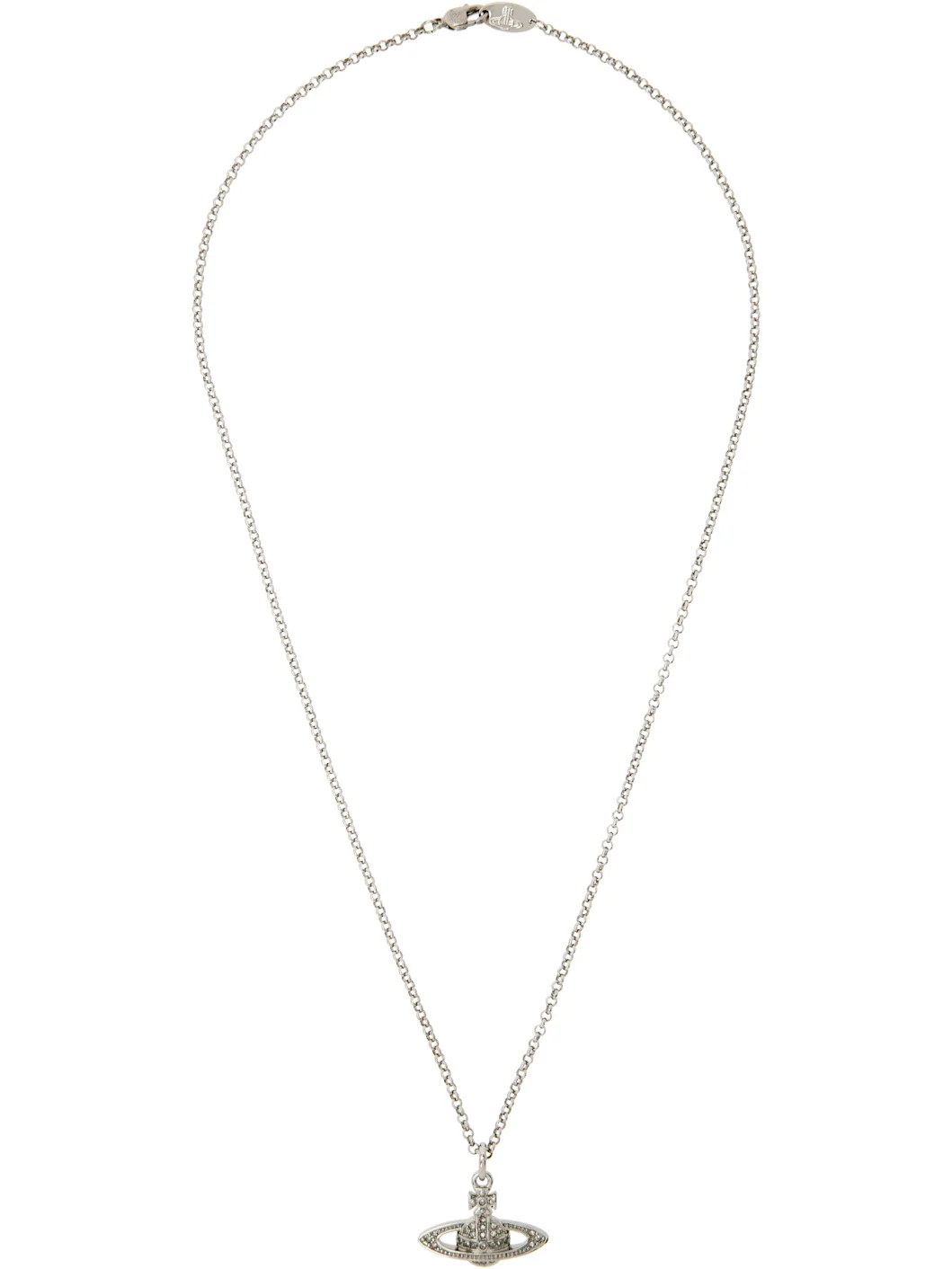 Mini Bas Relief Orb Necklace - 1