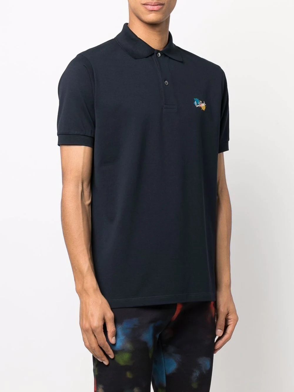 Paint Splatter logo-print polo shirt - 3