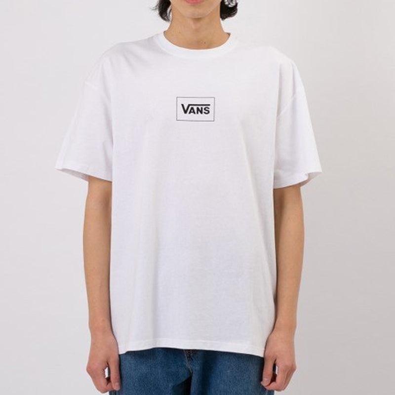 Vans Alphabet Printing Athleisure Casual Sports Short Sleeve Couple Style White VN0A4MLWWHT - 3
