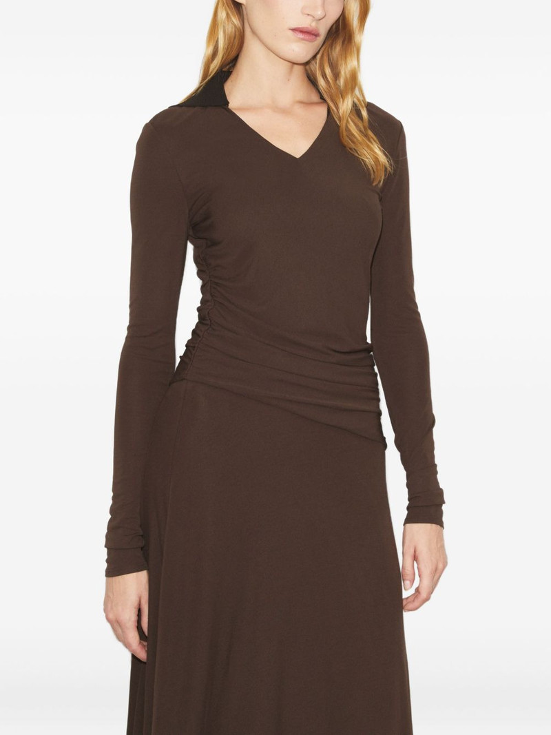 collared gathered dress 4