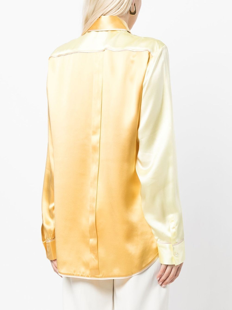 two-tone silk pyjama shirt 4