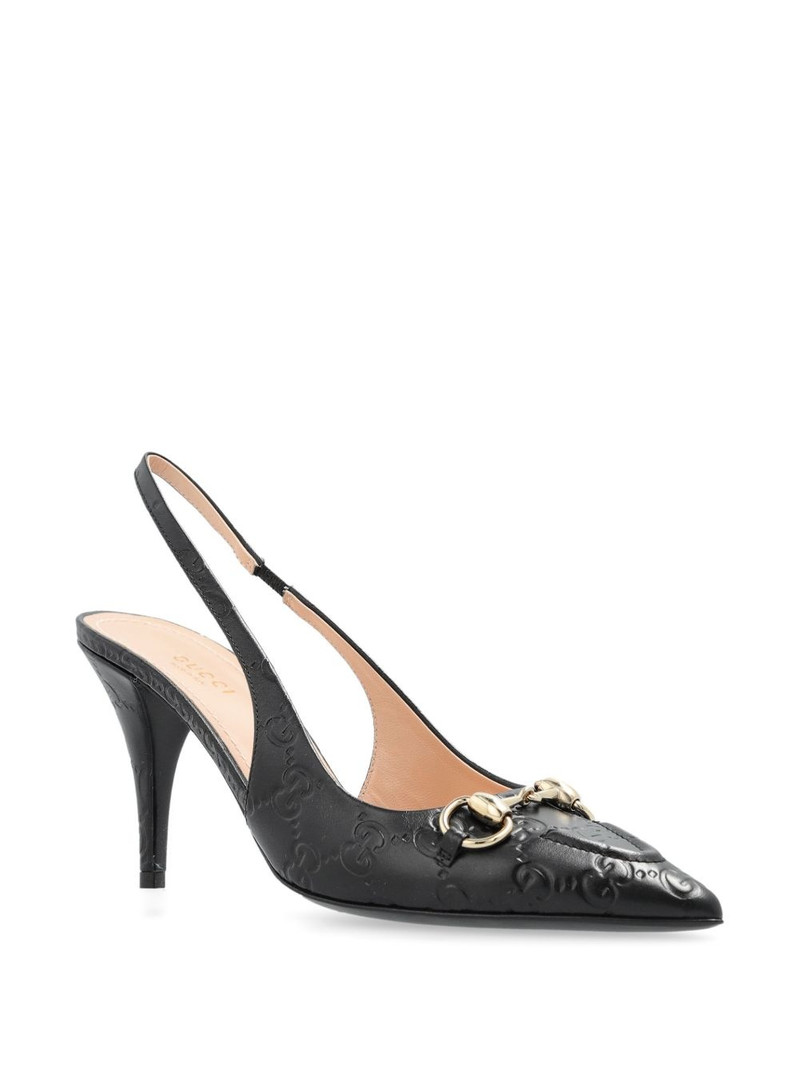 GUCCI 100mm Horsebit pumps outlook