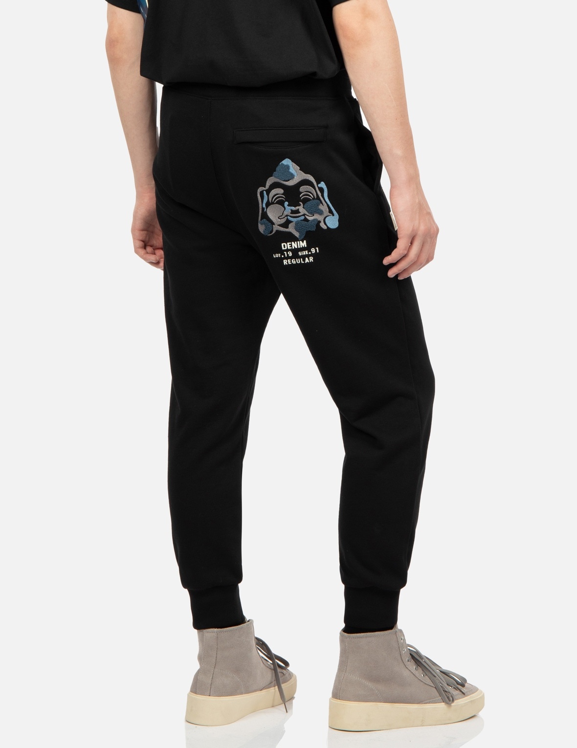 CAMOUFLAGE GODHEAD EMBROIDERY SWEATPANTS - 7