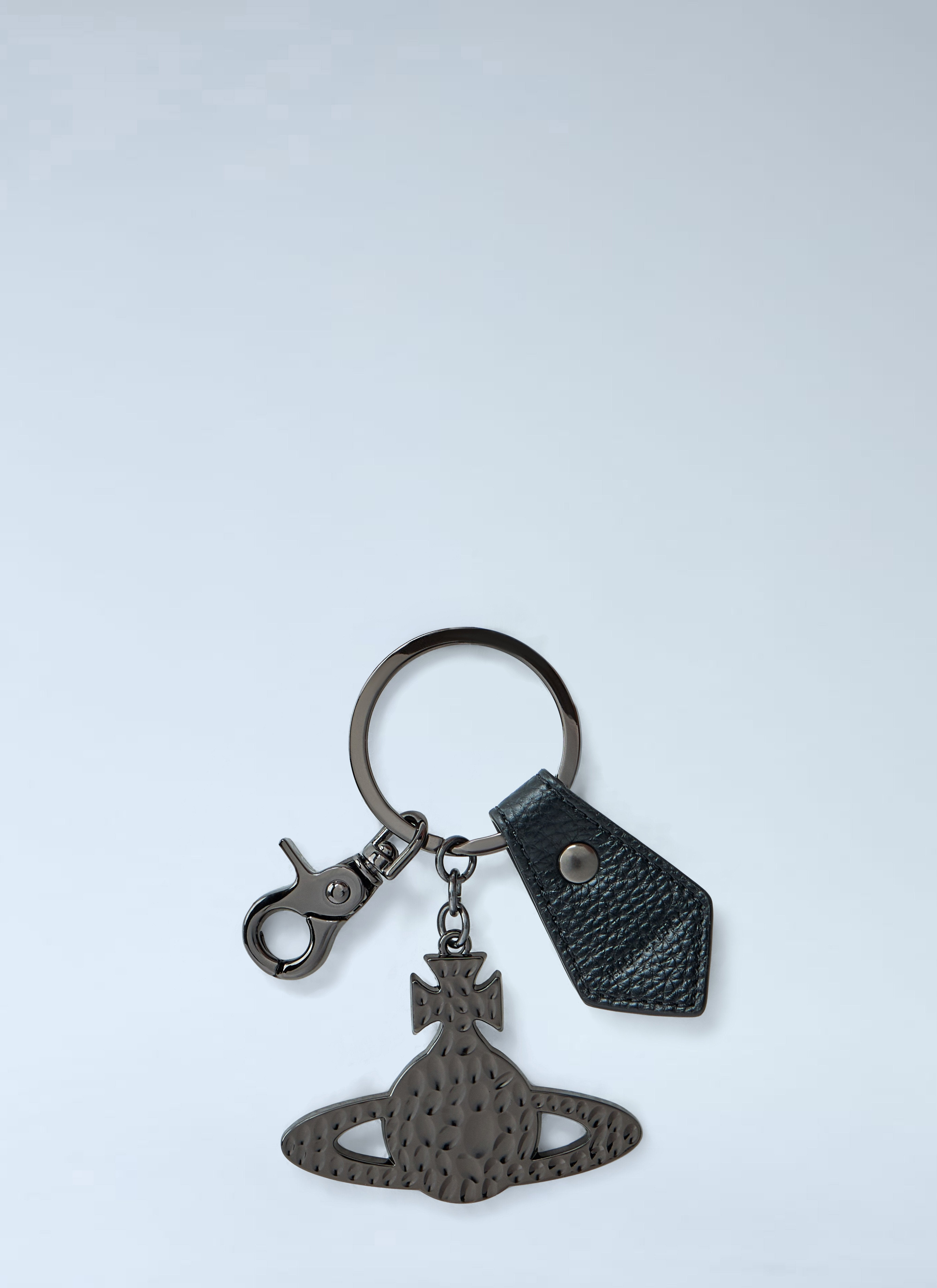 Vivienne Westwood Men Hammered Orb Keyring - 4