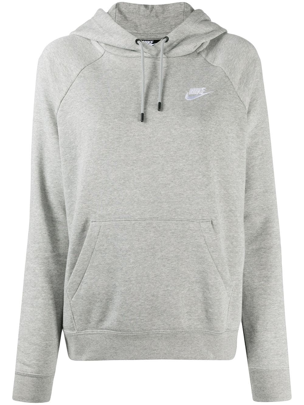 embroidered Swoosh logo hoodie - 1