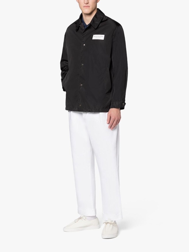 TEEMING BLACK NYLON PACKABLE COACH JACKET 3