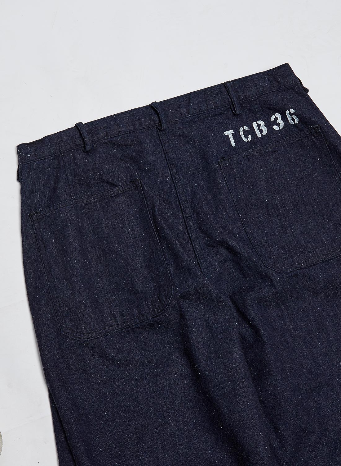 TCB Jeans One Wash Seamens Pants 10oz Neppy Denim - 2