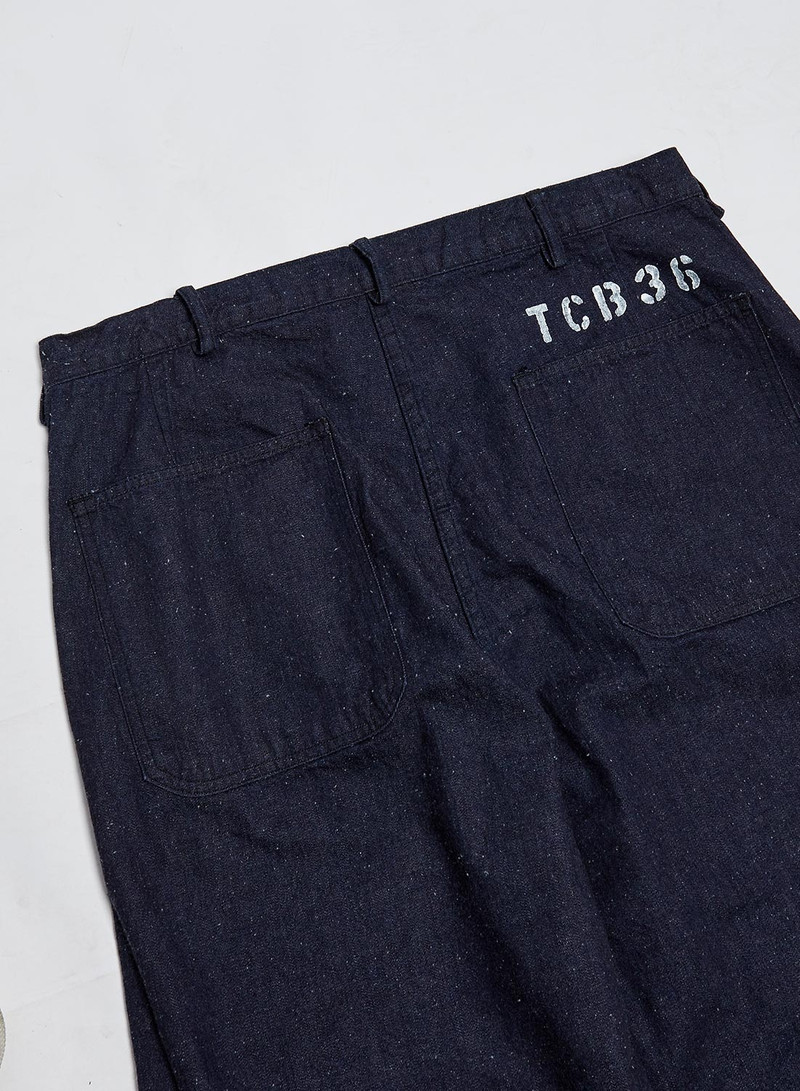 Nigel Cabourn TCB Jeans One Wash Seamens Pants 10oz Neppy Denim outlook