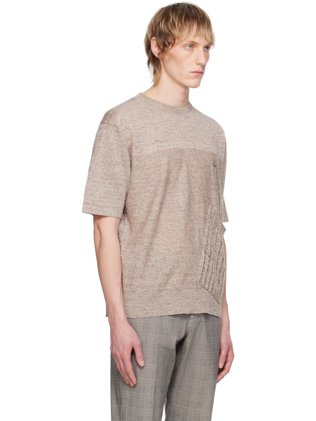 Beige Mark T-Shirt - 2