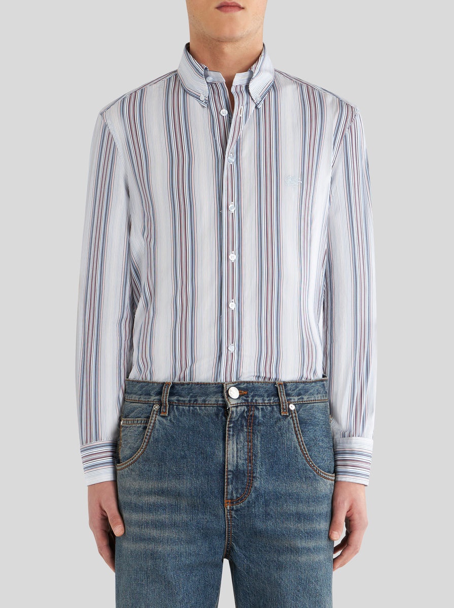 STRIPED COTTON SHIRT - 2