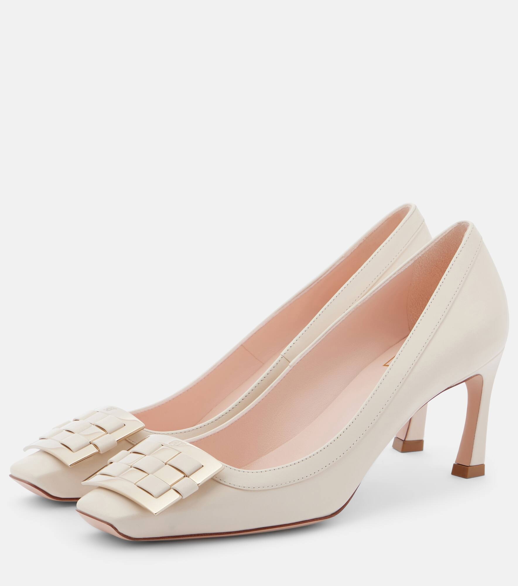 Trompette 70 leather pumps - 4