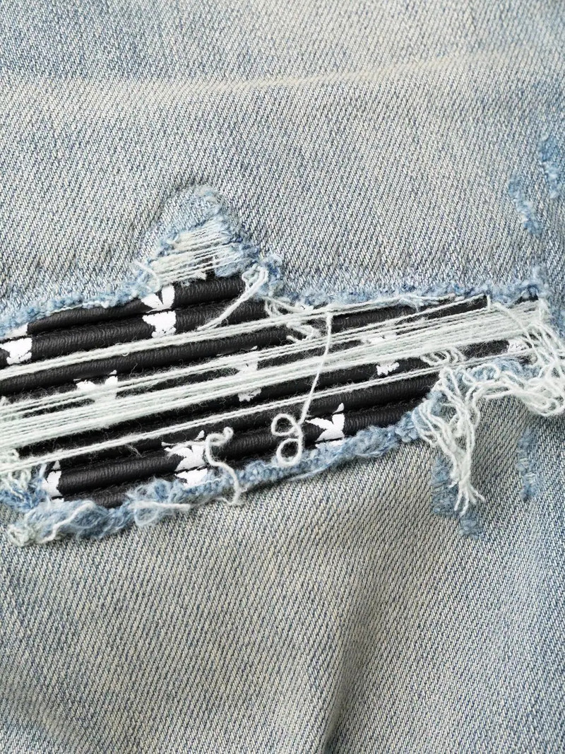 x Playboy ripped-effect skinny jeans 6