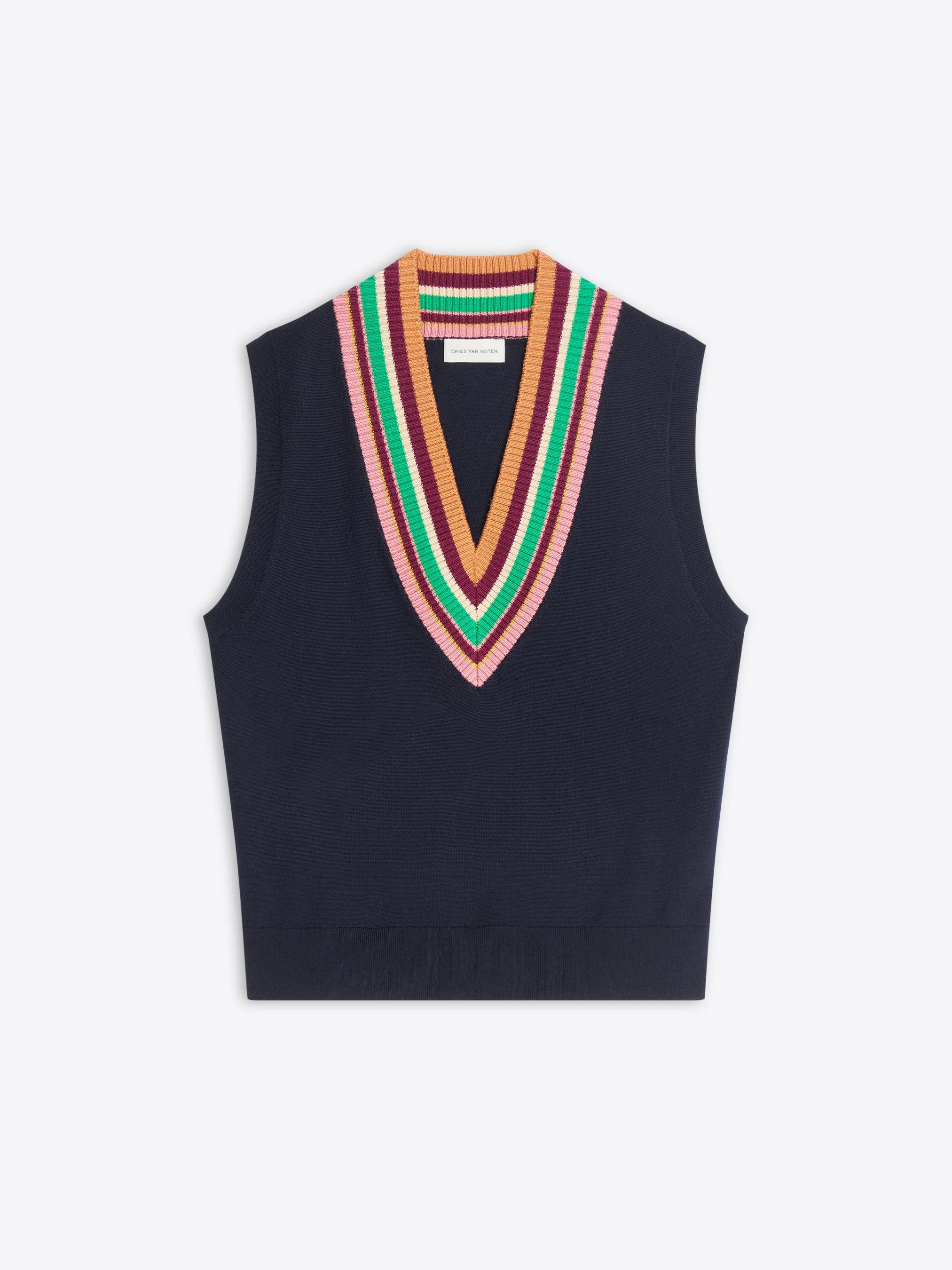 V-NECK WOOL TOP - 1