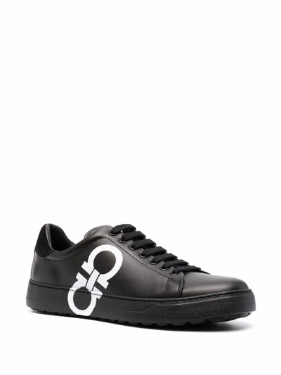 Salvatore Ferragamo side logo-print sneakers outlook