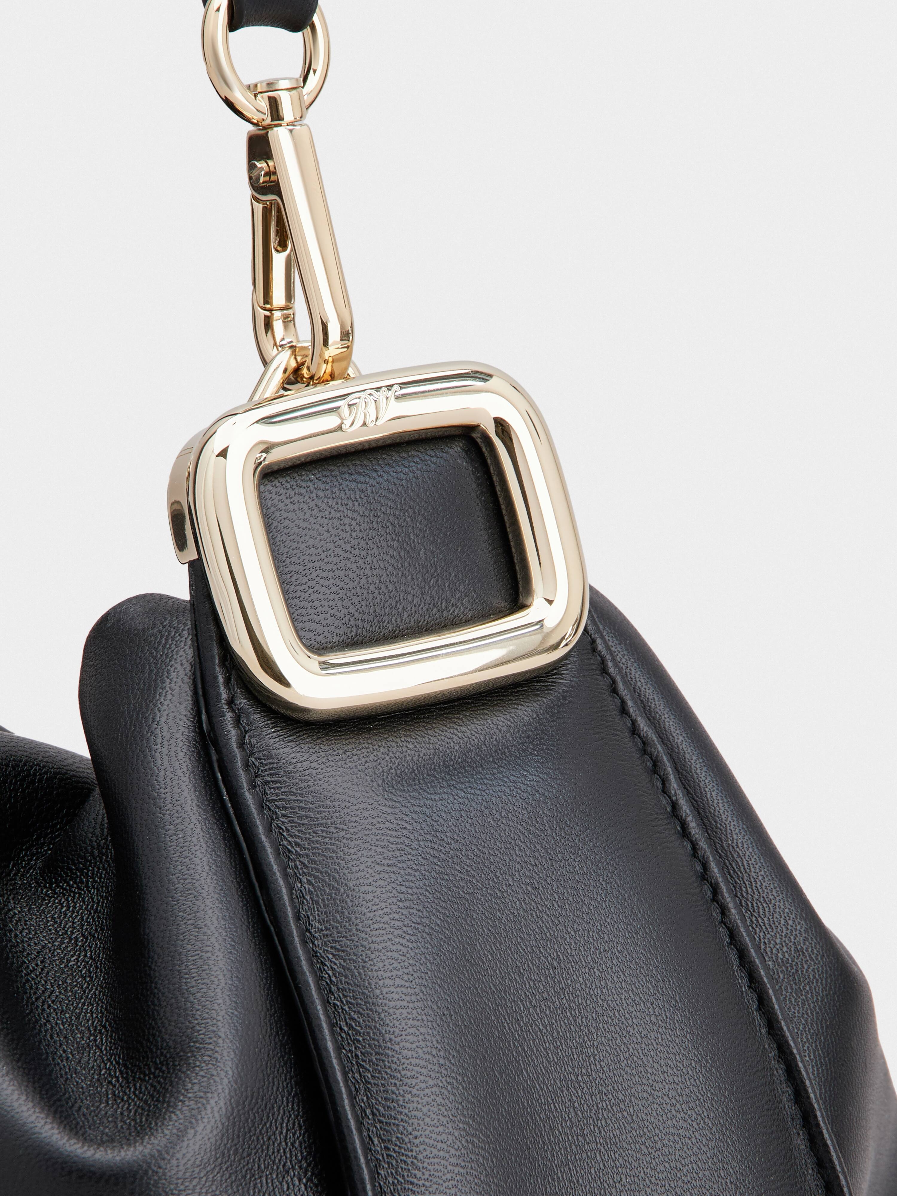 Hobo Viv' Choc Royal Medium Bag in leather - 6