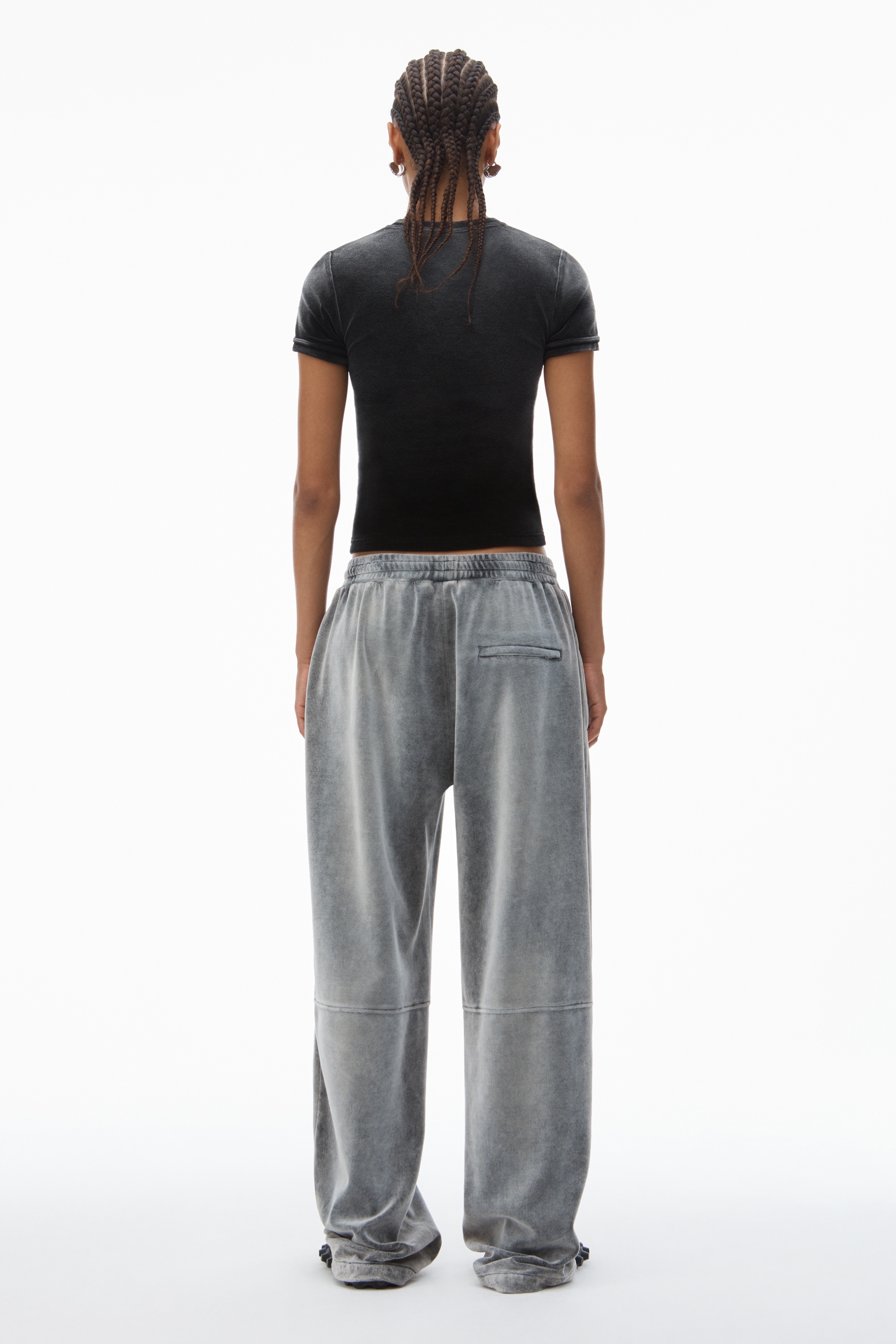 Baby Tee in Plush Velour - 4