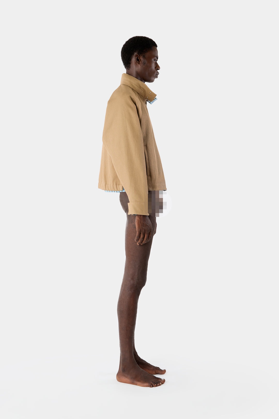 REVERSIBLE AVIATOR JACKET / beige - 4