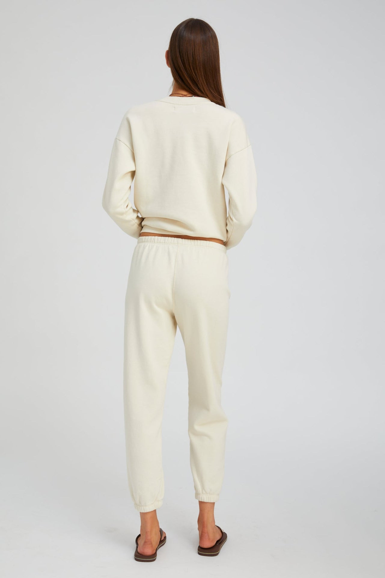 VINTAGE WHITE HEART SWEATPANTS - 5