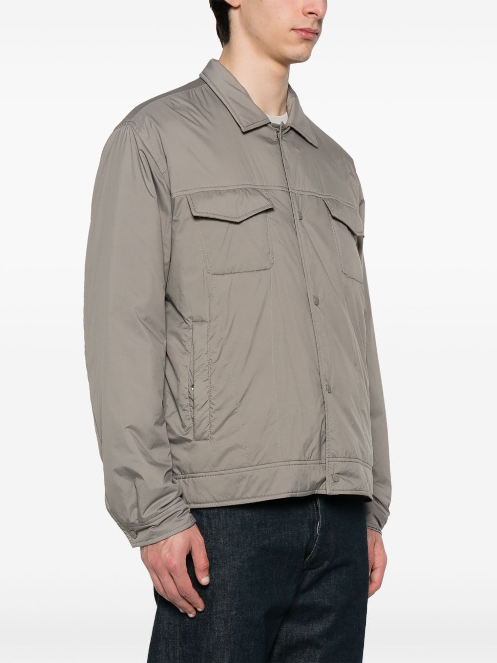 padded overshirt - 3
