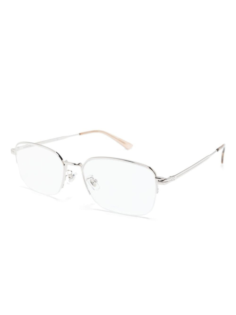 Montblanc square-frame optical glasses outlook