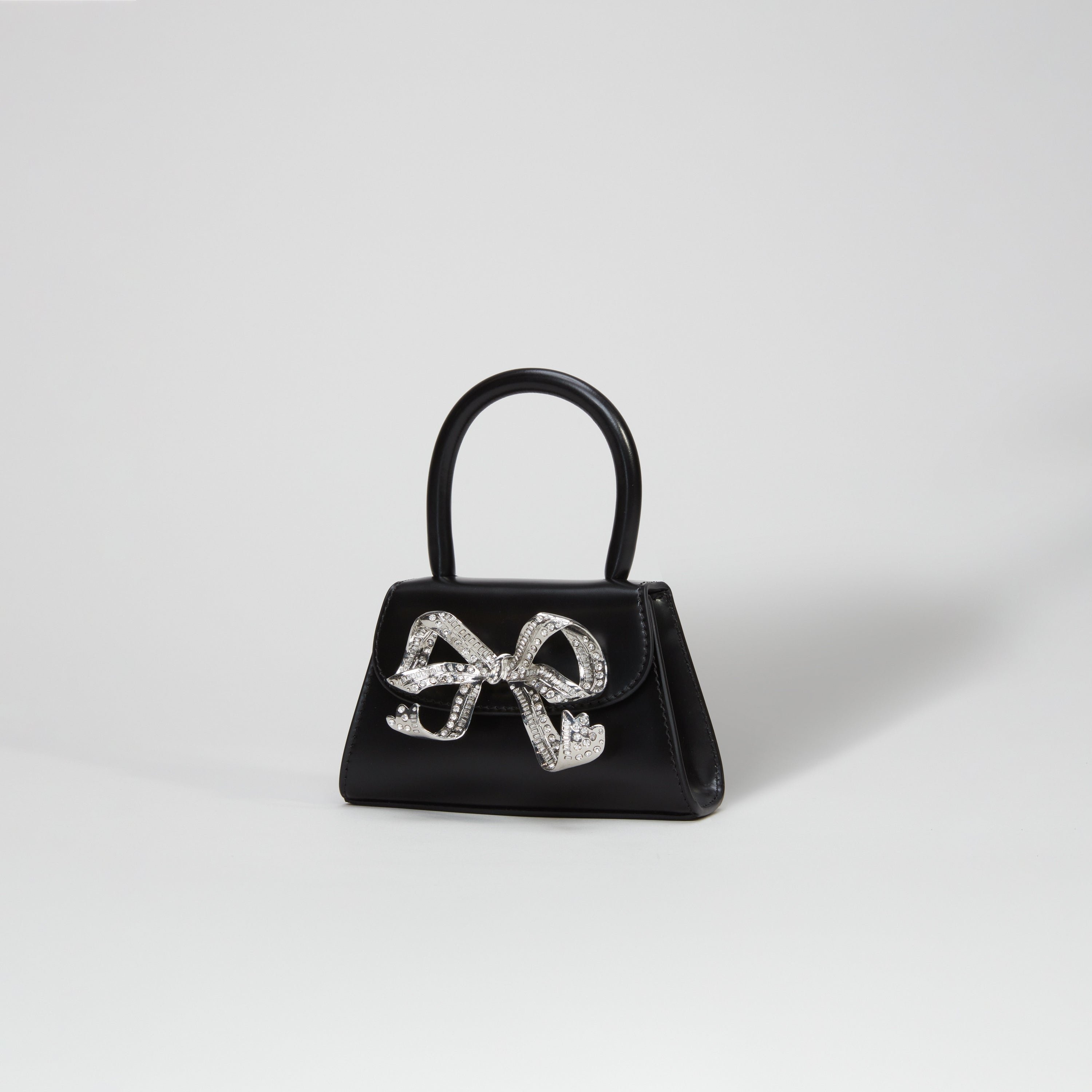 The Bow Micro in Black with Diamanté - 2