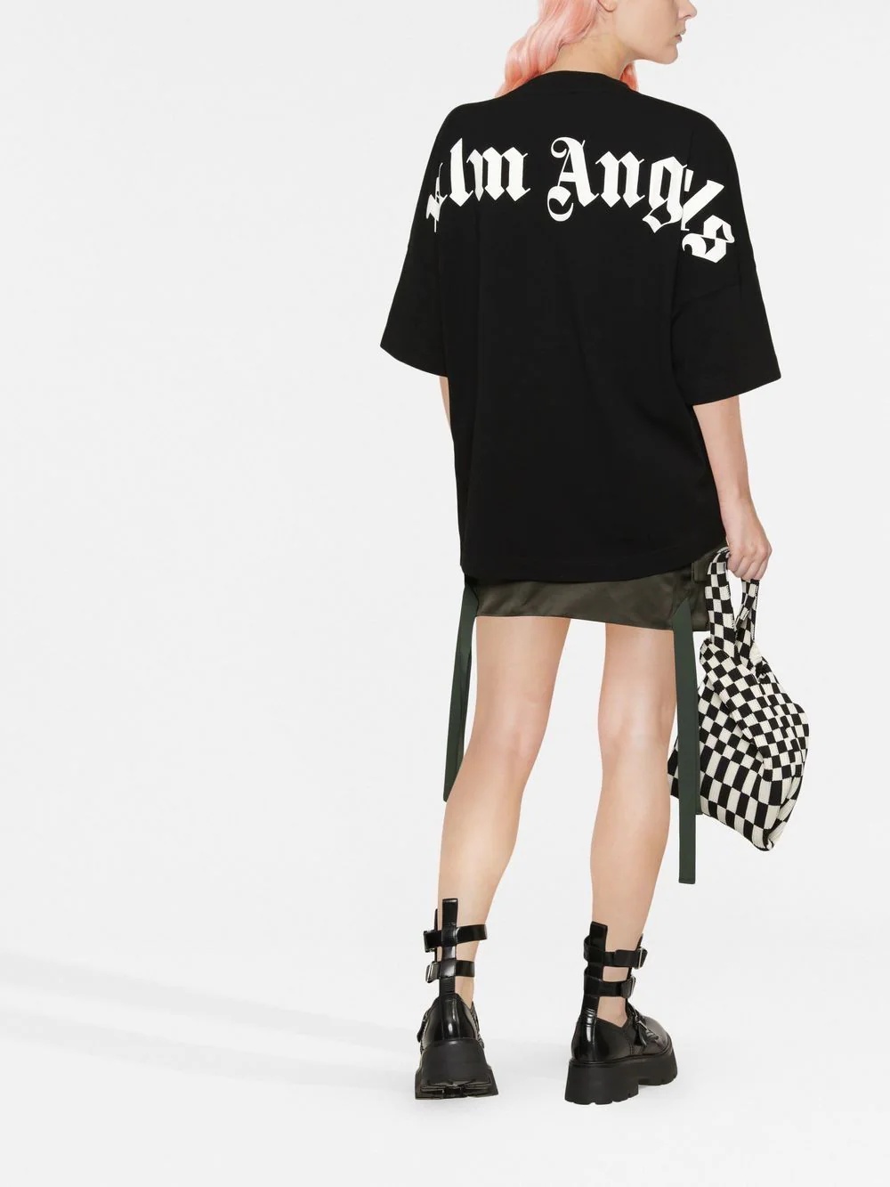 rear logo print T-shirt - 2