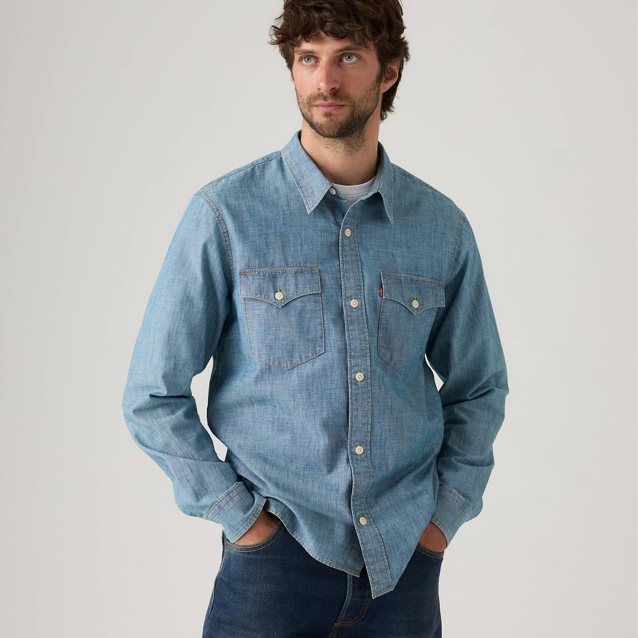 RELAXED FIT WESTERN SHIRT - 2