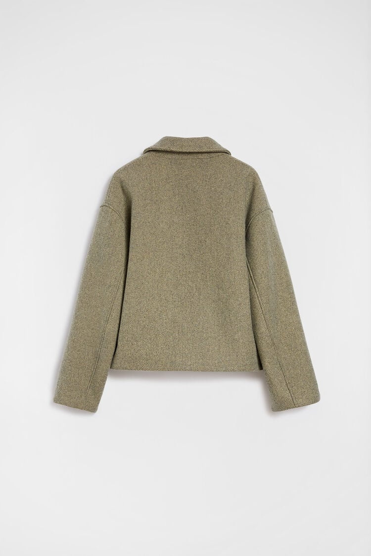 Wool Gabardine Padded Blouson - 6