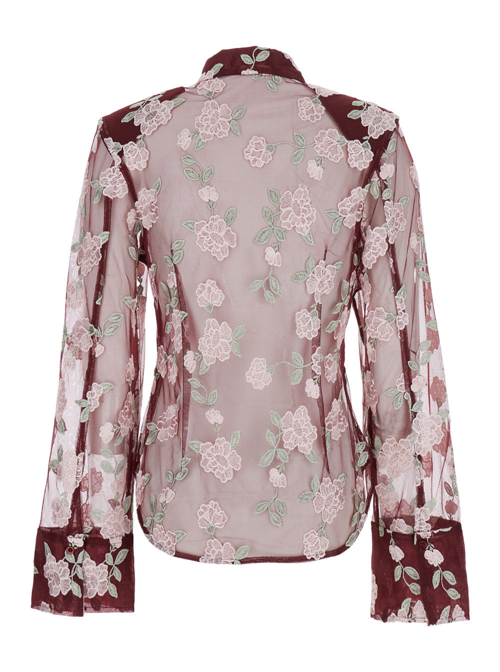 Rotate Women Mesh Fitted Shirt - 2