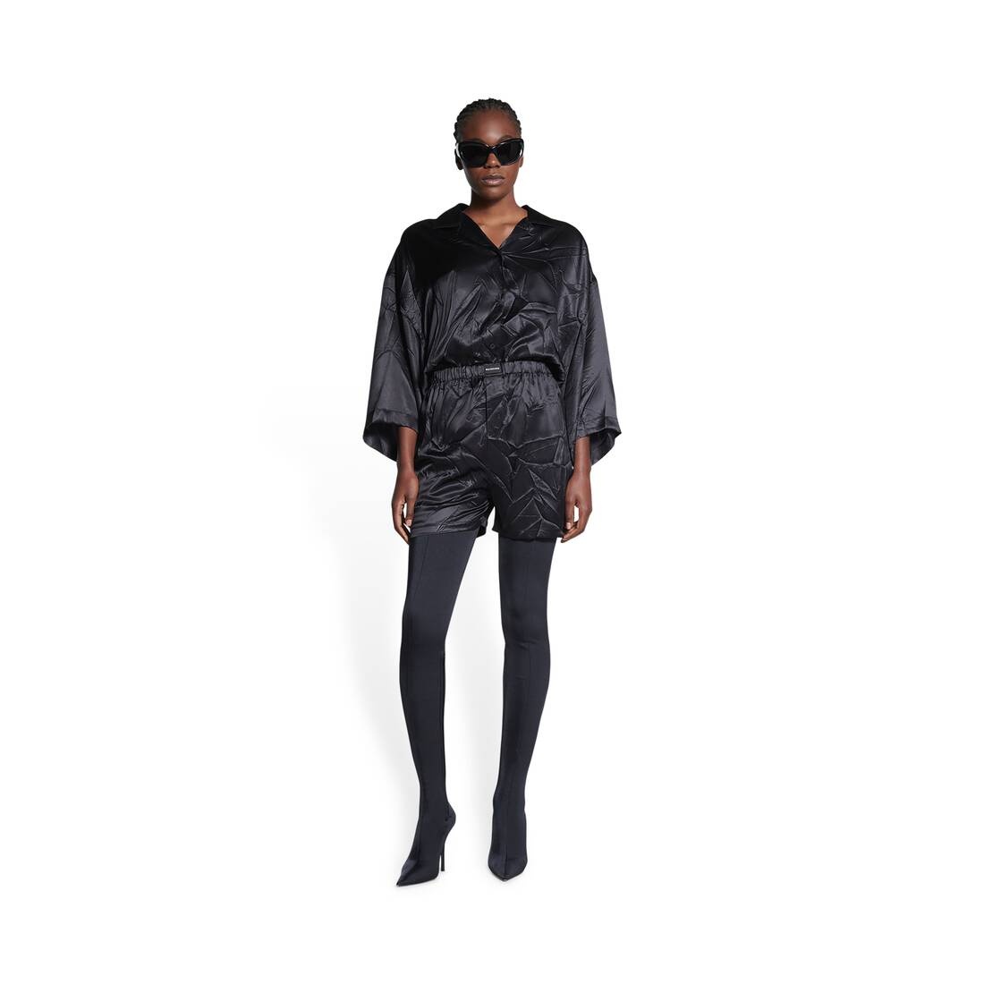 Women's Classic Wide Boxer in Black - 3
