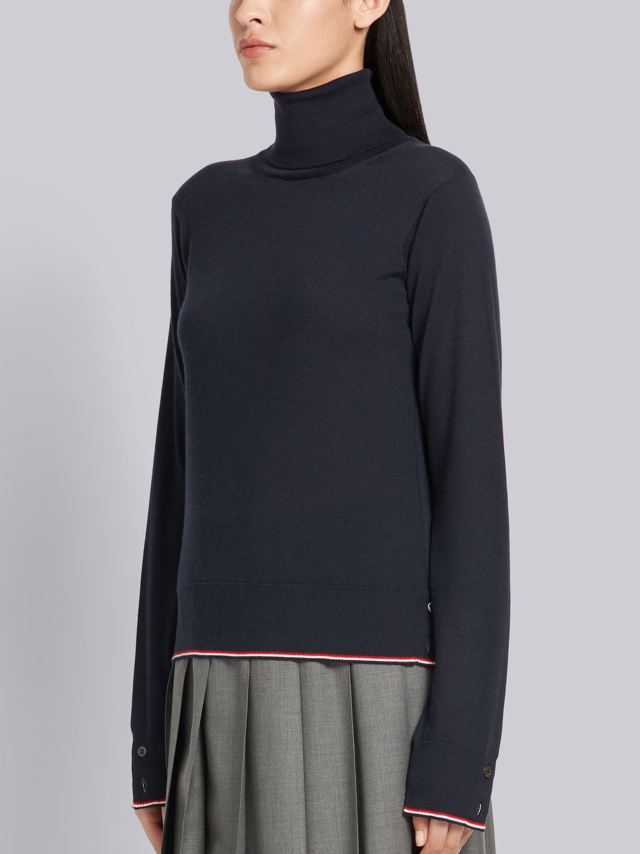 RWB Tipping Cashmere Turtlneck - 2