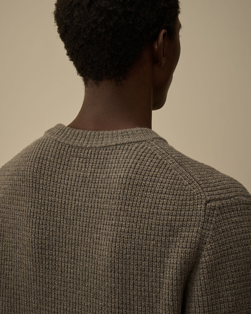 Lambswool GRS Crewneck Lens Sweater 6