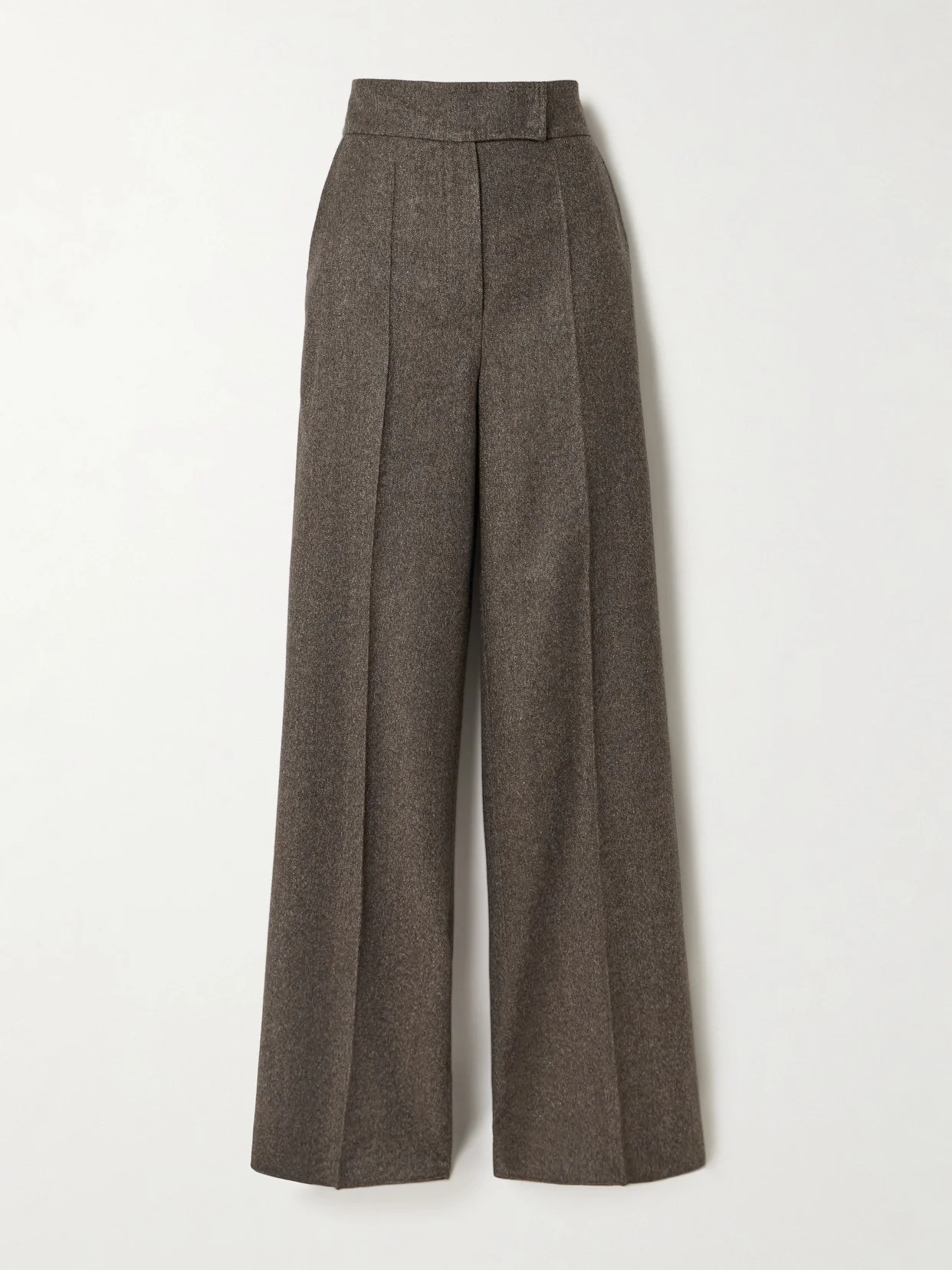 Wool Wide-leg Pants - 1