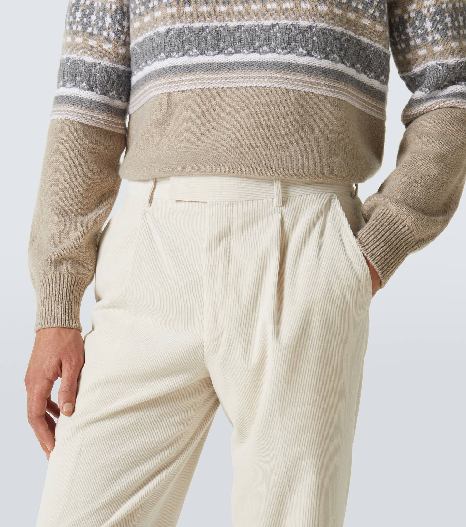 CashCo corduroy straight pants - 5