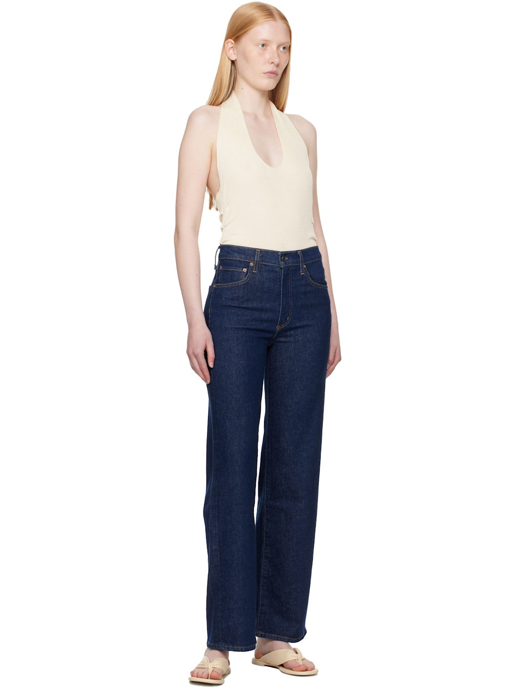 Indigo Harper Straight Jeans - 4