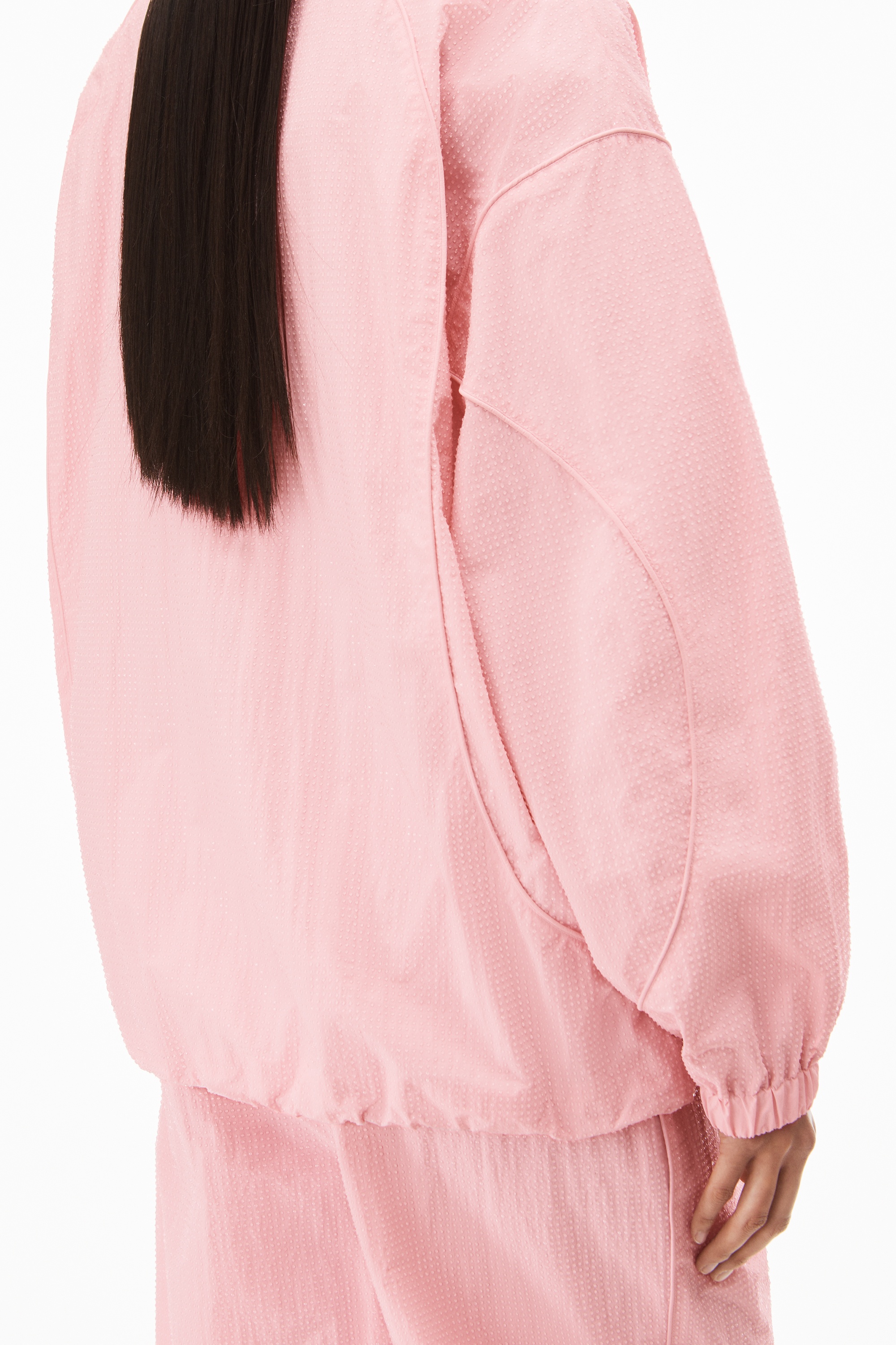 HOTFIX TRACK JACKET IN CRINKLE NYLON - 6