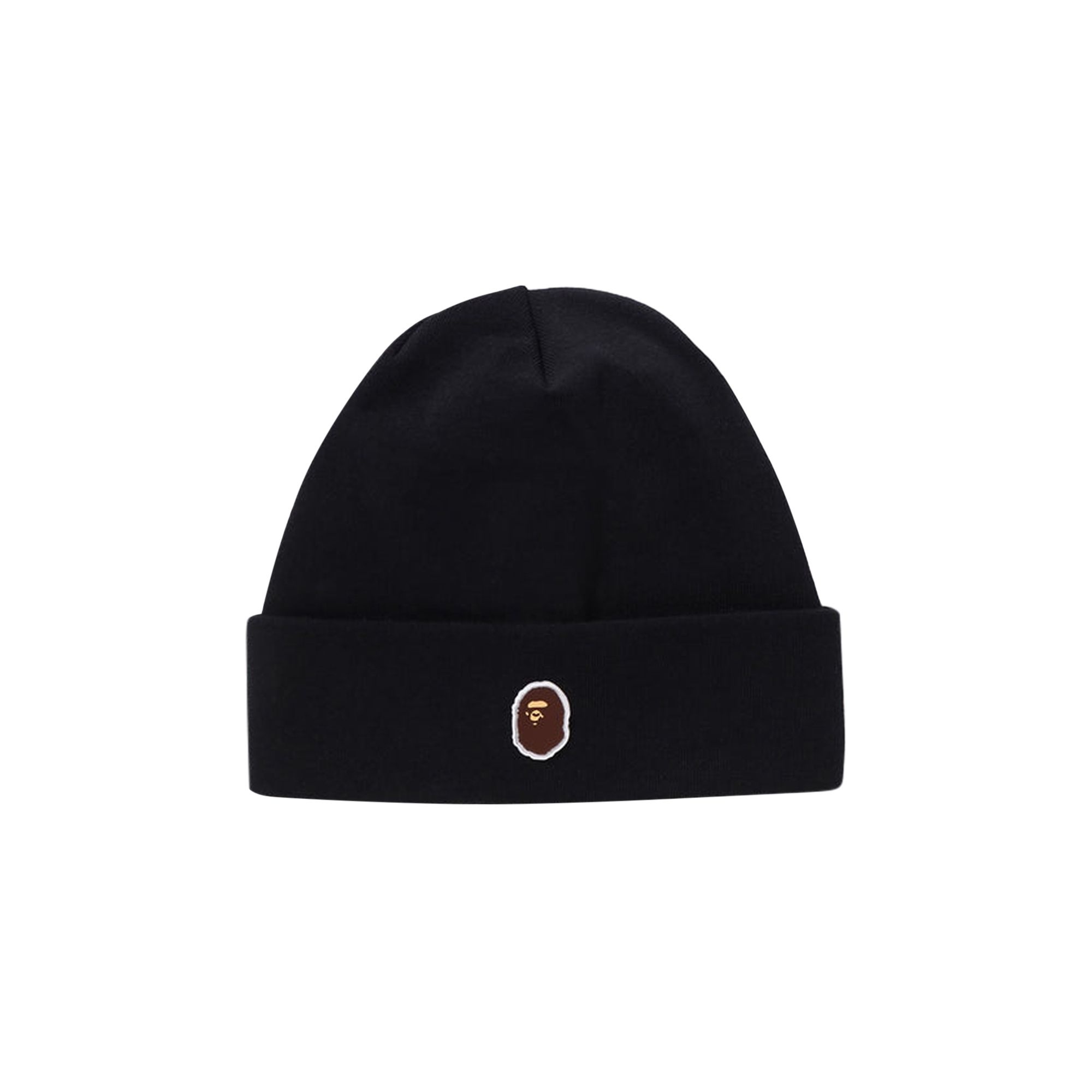 BAPE Silicon Ape Head Knit Cap 'Black' - 1